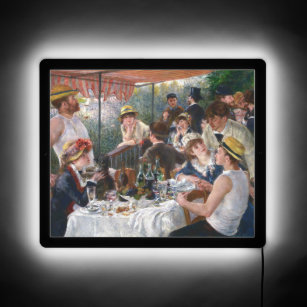 Pierre-Auguste Renoir - Luncheon of Boating Party LED Sign