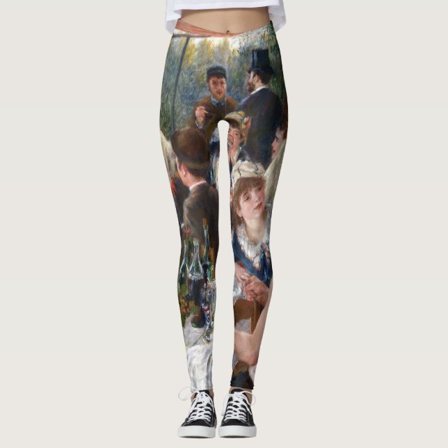 Pierre-Auguste Renoir - Luncheon of Boating Party Leggings (Front)