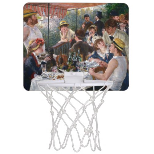 Pierre_Auguste Renoir _ Luncheon of Boating Party Mini Basketball Hoop
