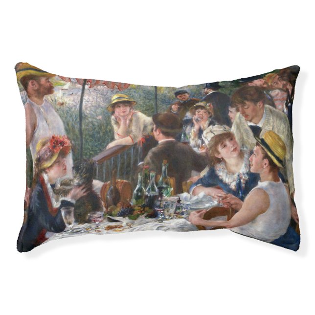 Pierre-Auguste Renoir - Luncheon of Boating Party Pet Bed (Front)
