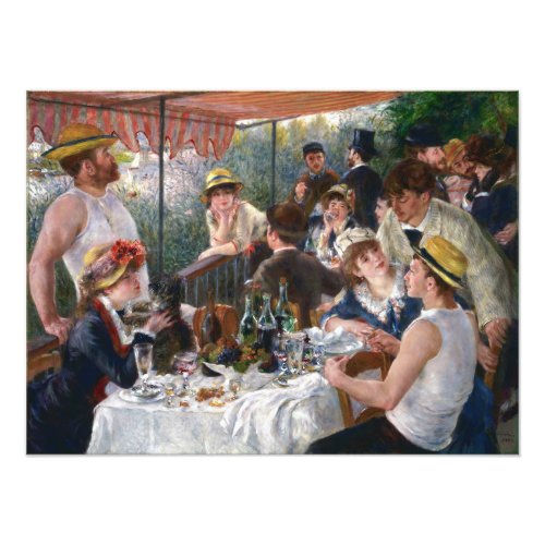 Pierre_Auguste Renoir _ Luncheon of Boating Party Photo Print