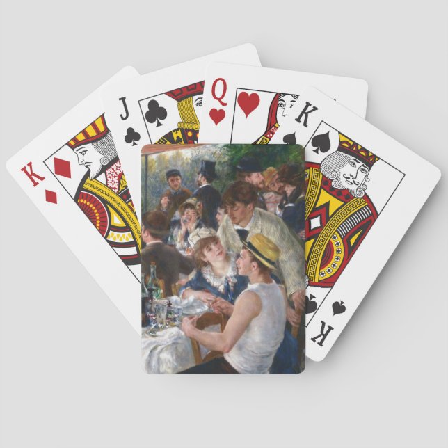 Pierre-Auguste Renoir - Luncheon of Boating Party Poker Cards (Back)