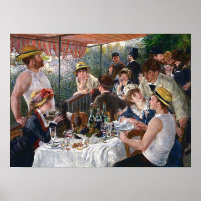 Pierre-Auguste Renoir - Luncheon of Boating Party Poster (Front)