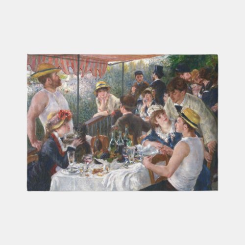 Pierre_Auguste Renoir _ Luncheon of Boating Party Rug