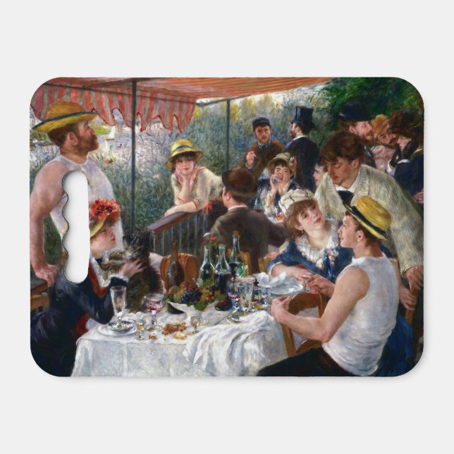 Pierre-Auguste Renoir - Luncheon of Boating Party Seat Cushion (Front Horizontal)