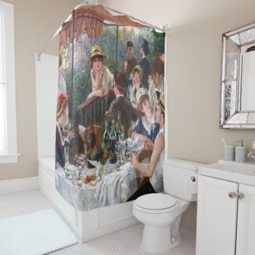 Pierre_Auguste Renoir _ Luncheon of Boating Party Shower Curtain