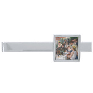 Pierre-Auguste Renoir - Luncheon of Boating Party Silver Finish Tie Bar