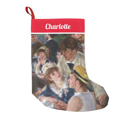 Pierre_Auguste Renoir _ Luncheon of Boating Party Small Christmas Stocking