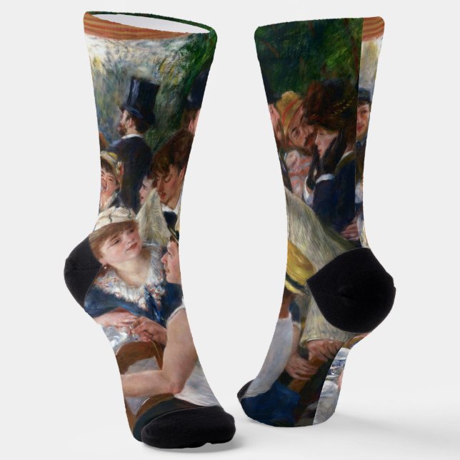 Pierre-Auguste Renoir - Luncheon of Boating Party Socks (Angled)