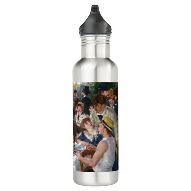 Pierre-Auguste Renoir - Luncheon of Boating Party Stainless Steel Water Bottle (Right)