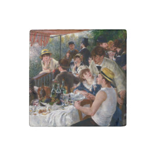 Pierre-Auguste Renoir - Luncheon of Boating Party Stone Magnet
