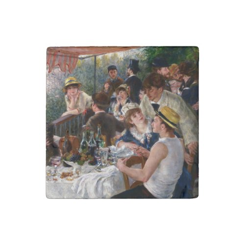 Pierre_Auguste Renoir _ Luncheon of Boating Party Stone Magnet