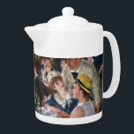 Pierre-Auguste Renoir - Luncheon of Boating Party Teapot<br><div class="desc">Luncheon of the Boating Party / Le Dejeuner des canotiers - Pierre-Auguste Renoir,  1880-1881</div>