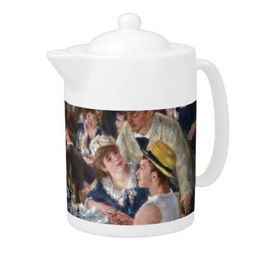 Pierre_Auguste Renoir _ Luncheon of Boating Party Teapot