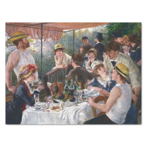 Pierre_Auguste Renoir _ Luncheon of Boating Party Tissue Paper