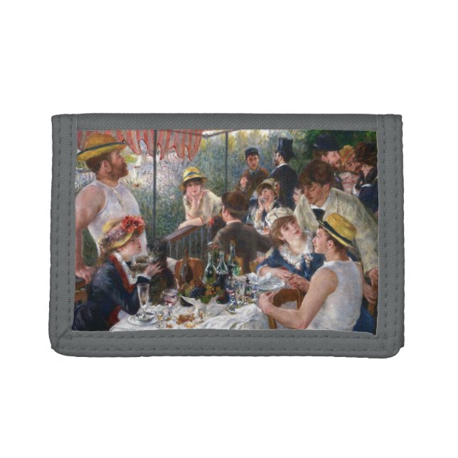 Pierre-Auguste Renoir - Luncheon of Boating Party Trifold Wallet (Front)