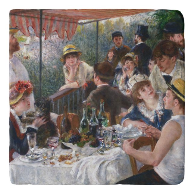 Pierre-Auguste Renoir - Luncheon of Boating Party Trivet (Front)