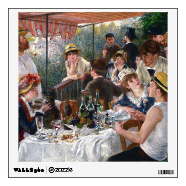 Pierre-Auguste Renoir - Luncheon of Boating Party Wall Decal (Front)