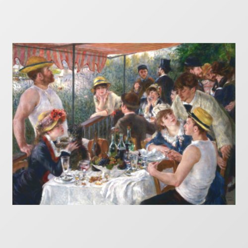 Pierre_Auguste Renoir _ Luncheon of Boating Party Window Cling