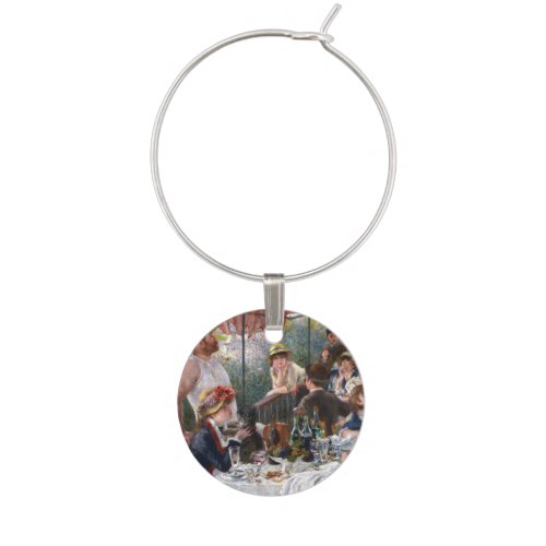 Pierre_Auguste Renoir _ Luncheon of Boating Party Wine Charm