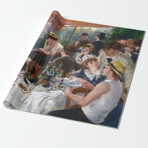 Pierre_Auguste Renoir _ Luncheon of Boating Party Wrapping Paper