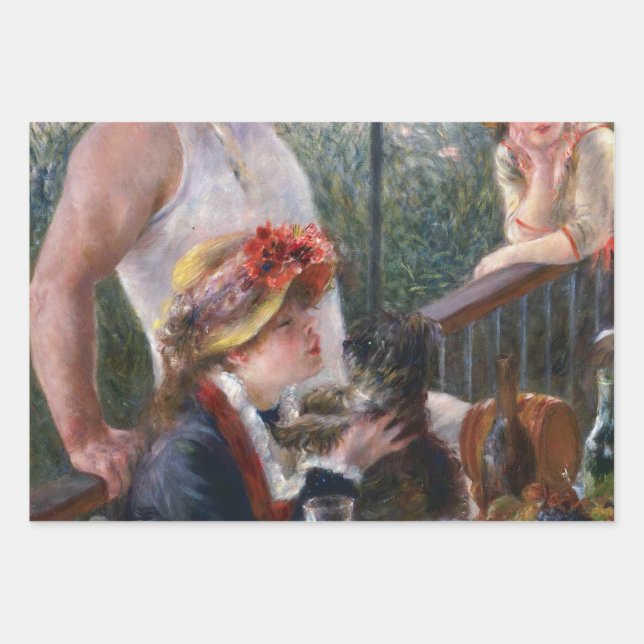 Pierre-Auguste Renoir - Luncheon of Boating Party Wrapping Paper Sheets (Front)
