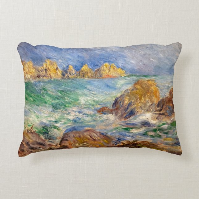 Pierre-Auguste Renoir - Marine, Guernesey Accent Pillow (Front)