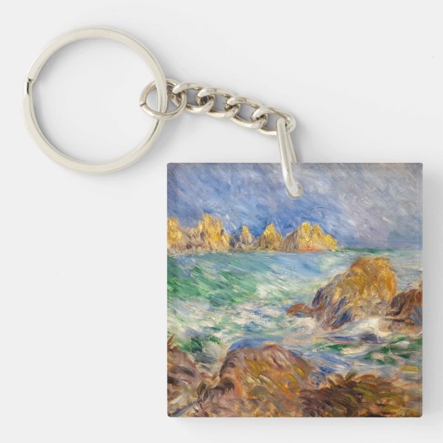 Pierre-Auguste Renoir - Marine, Guernesey Keychain (Front)