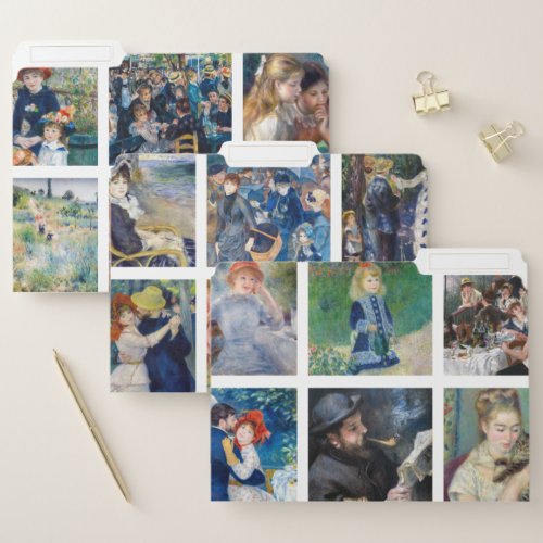 Pierre_Auguste Renoir _ Masterpieces Collage File Folder
