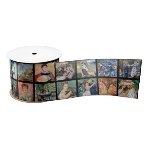Pierre-Auguste Renoir - Masterpieces Collage Satin Ribbon
