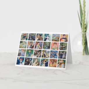 Pierre-Auguste Renoir - Masterpieces Grid Collage Card