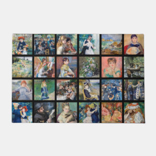 Pierre-Auguste Renoir - Masterpieces Grid Collage Doormat