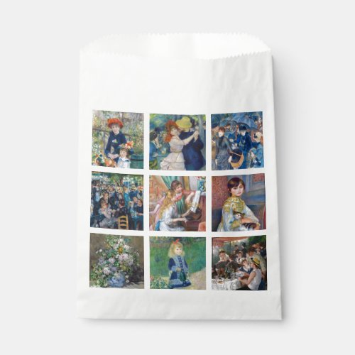 Pierre_Auguste Renoir _ Masterpieces Grid Collage Favor Bag