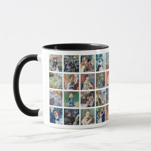 Pierre_Auguste Renoir _ Masterpieces Grid Collage Mug