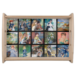 Pierre-Auguste Renoir - Masterpieces Grid Collage Serving Tray