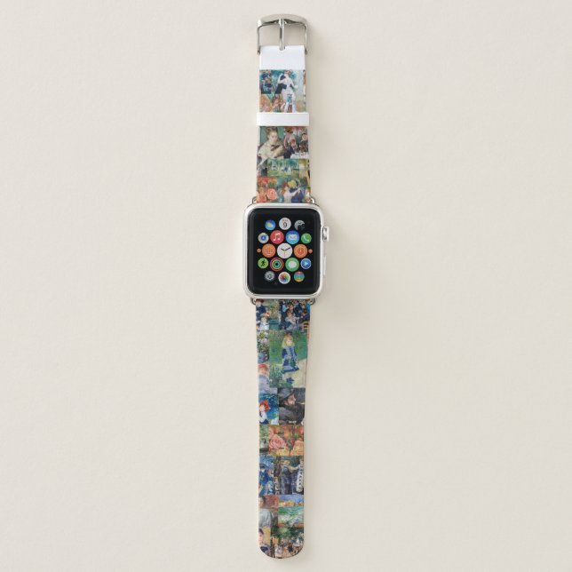 Pierre-Auguste Renoir - Masterpieces Patchwork Apple Watch Band (Front)