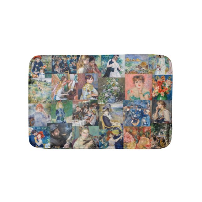 Pierre-Auguste Renoir - Masterpieces Patchwork Bath Mat (Front)