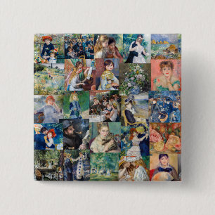 Pierre-Auguste Renoir - Masterpieces Patchwork Button