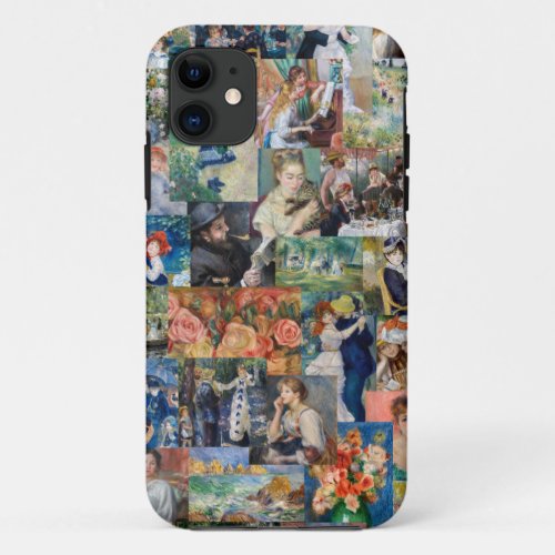 Pierre_Auguste Renoir _ Masterpieces Patchwork iPhone 11 Case