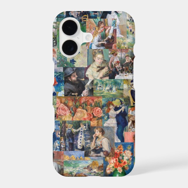 Pierre-Auguste Renoir - Masterpieces Patchwork Case-Mate iPhone Case (Back)