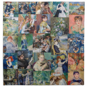 Pierre-Auguste Renoir - Masterpieces Patchwork Cloth Napkin