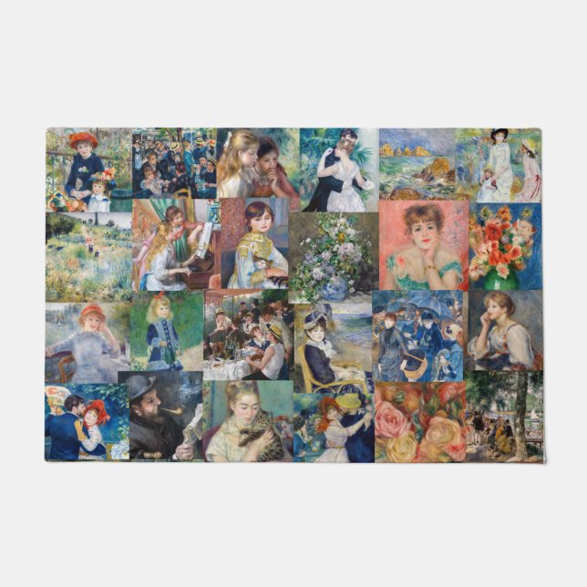 Pierre-Auguste Renoir - Masterpieces Patchwork Doormat (Front)