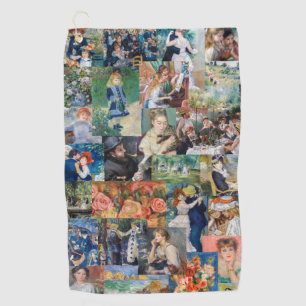 Pierre-Auguste Renoir - Masterpieces Patchwork Golf Towel