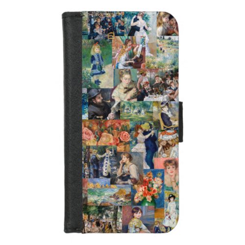 Pierre_Auguste Renoir _ Masterpieces Patchwork iPhone 87 Wallet Case