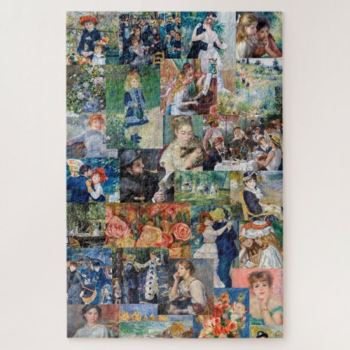 Pierre_Auguste Renoir _ Masterpieces Patchwork Jigsaw Puzzle