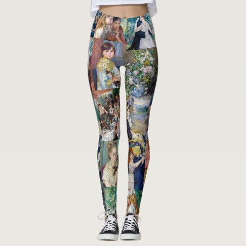 Pierre_Auguste Renoir _ Masterpieces Patchwork Leggings