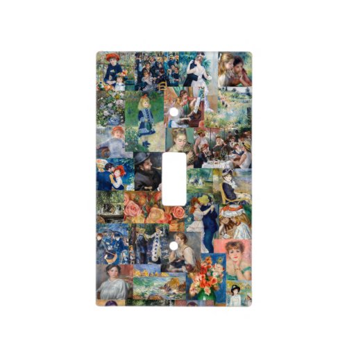 Pierre_Auguste Renoir _ Masterpieces Patchwork Light Switch Cover