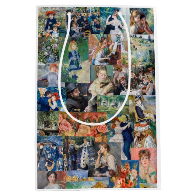 Pierre-Auguste Renoir - Masterpieces Patchwork Medium Gift Bag (Front)