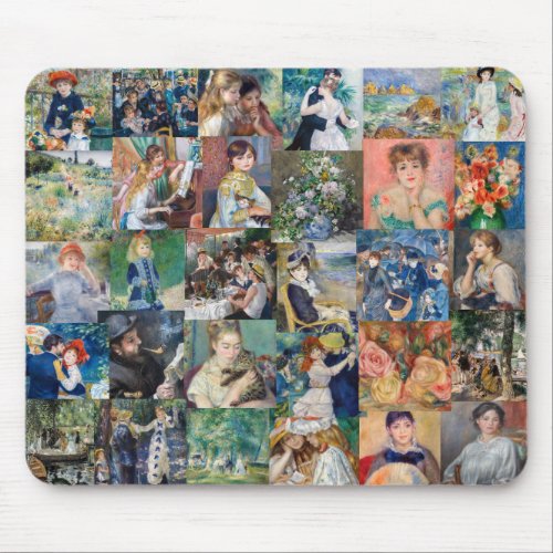 Pierre_Auguste Renoir _ Masterpieces Patchwork Mouse Pad