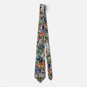 Pierre-Auguste Renoir - Masterpieces Patchwork Neck Tie